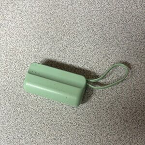 Mint Green Portable Charger with Strap and Stand
